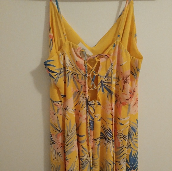 Yellow floral dress - Picture 4 of 6